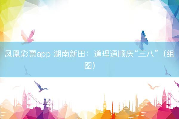 凤凰彩票app 湖南新田:道理通顺庆“三八”(组图)